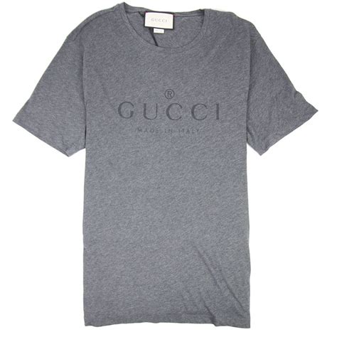 gucci grey|Gucci leather t shirt.